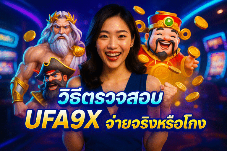 วิธีตรวจสอบ UFA9X จ่ายจริงหรือโกง