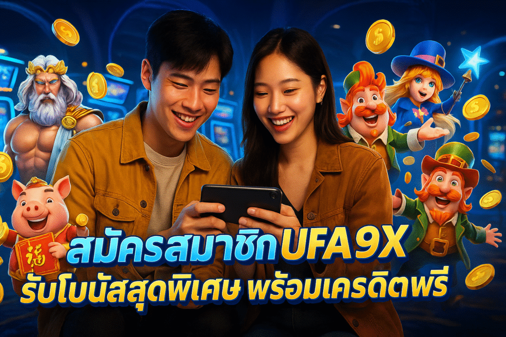 สมัครสมาชิก UFA9X รับโบนัสสุดพิเศษ พร้อมเครดิตฟรี