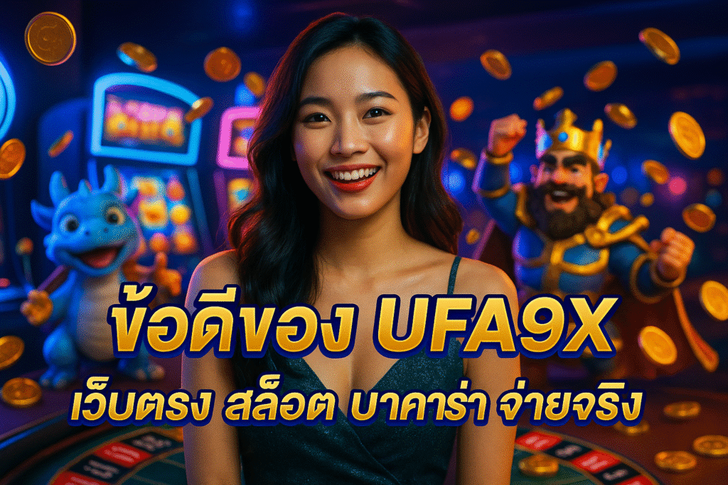 ข้อดีของ UFA9X เว็บตรง สล็อต บาคาร่า จ่ายจริง